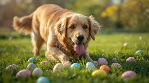 Dog Easter Egg Hunt