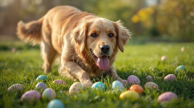 Dog Easter Egg Hunt