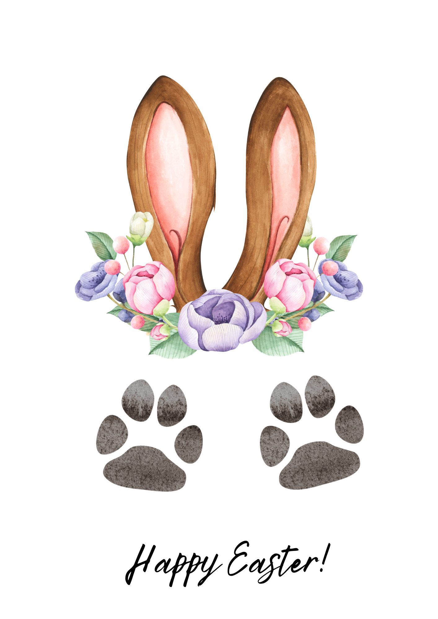 Springtime Sniffs Pawprint Craft