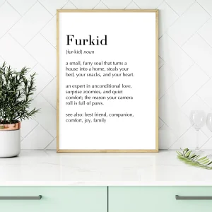 Furkid Definition Wall Art
