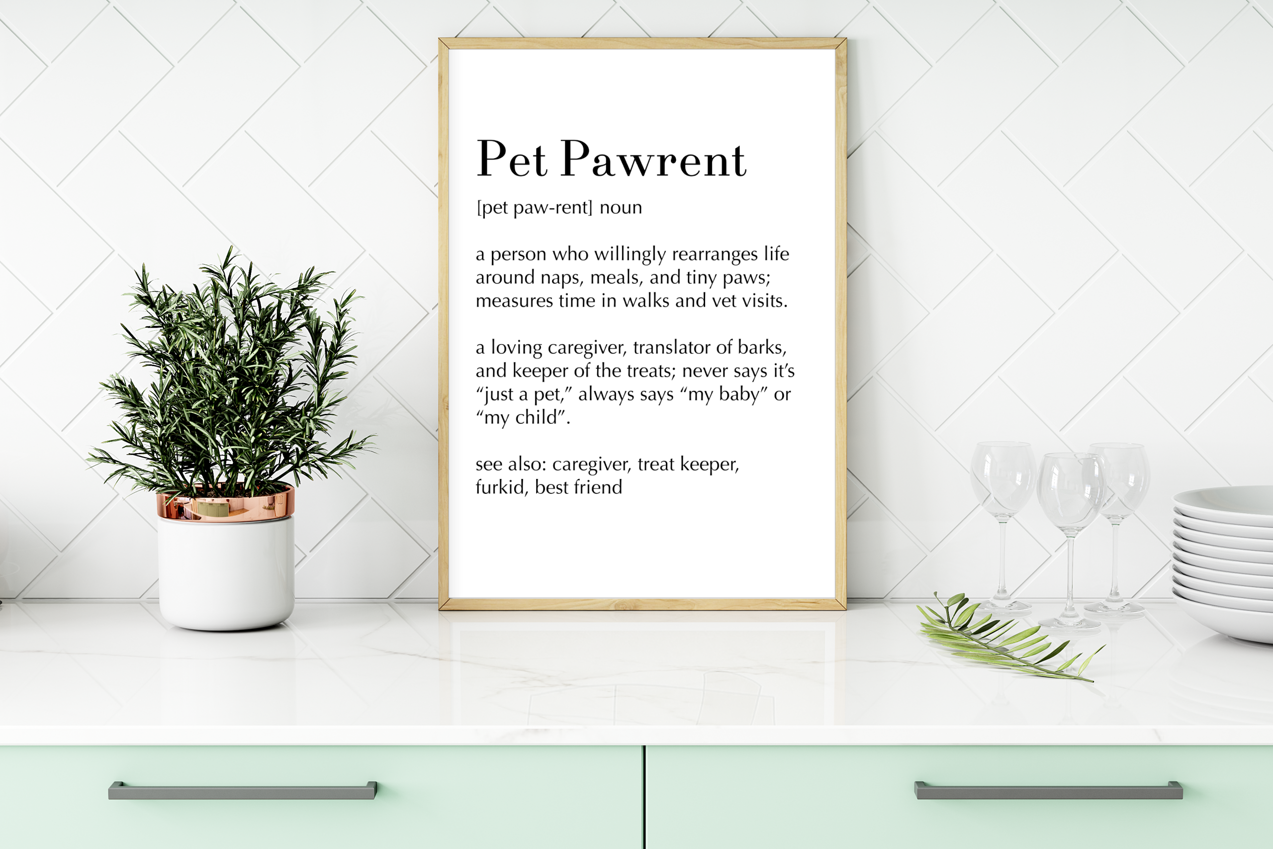 Pet Pawrent Definition Printable
